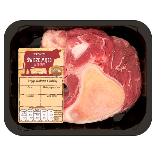 Tesco Pręga wołowa z kością