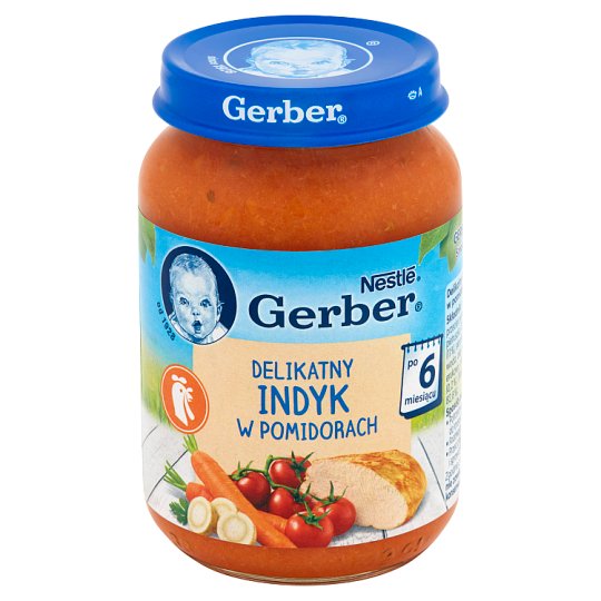 Gerber Delikatny indyk w pomidorach po 6 miesiącu 190 g