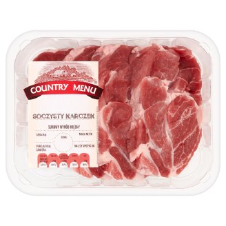 Country Menu Soczysty karczek wieprzowy bez kości plastry 550 g