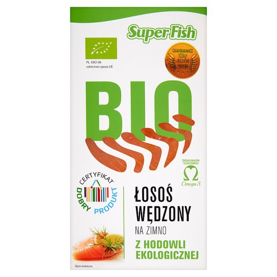 SuperFish Bio Łosoś wędzony na zimno 100 g