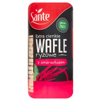 Sante Extra cienkie wafle ryżowe z amarantusem 110 g