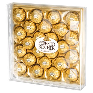 Ferrero Rocher Chrupiący smakołyk z kremowym nadzieniem i orzechem laskowym w czekoladzie 300 g