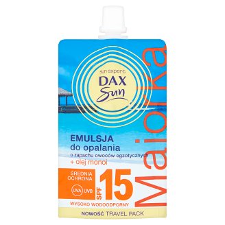 Dax Sun Emulsja do opalania o zapachu owoców egzotycznych SPF 15 50 ml