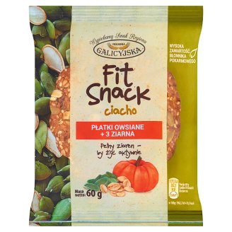 Fit Snack ciacho Płatki owsiane 3 ziarna 60 g