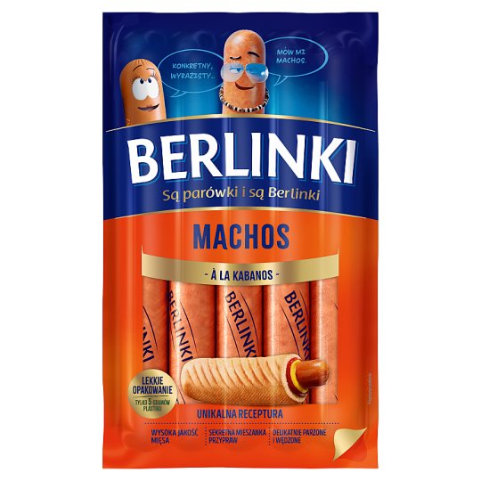 Morliny Berlinki Kiełbasa Machos à la kabanos 250 g