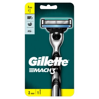 Gillette Mach3 Maszynka do golenia dla mężczyzn + 1 Ostrze Wymienne