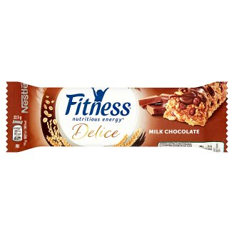 Nestlé Fitness Delice Milk Chocolate Batonik zbożowy 22,5 g
