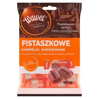 Wawel Fistaszkowe Karmelki nadziewane 120 g