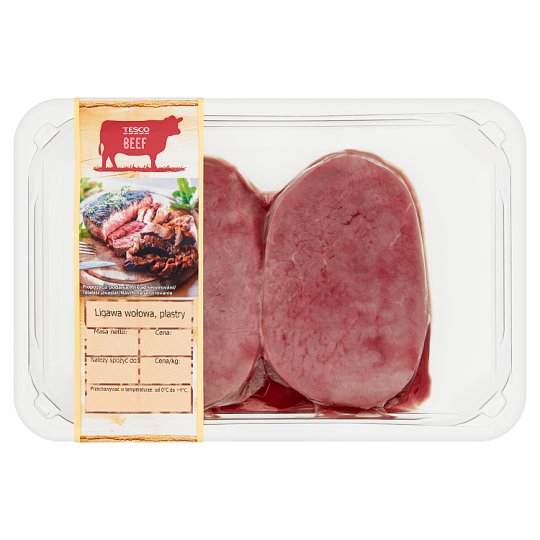 Tesco Ligawa wołowa plastry 400 g