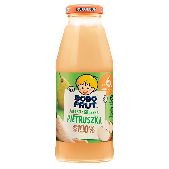 Bobo Frut 100% sok jabłko gruszka pietruszka po 6. miesiącu 300 ml