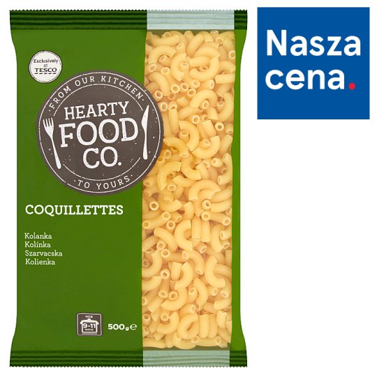 Hearty Food Co. Makaron bezjajeczny kolanka 500 g