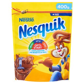 Nesquik Opti-Start Rozpuszczalny napój kakaowy z dodatkiem witamin i składników mineralnych 400 g