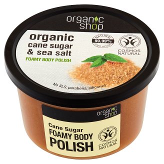 Organic Shop Pienista pasta do ciała cukier trzcinowy 250 ml