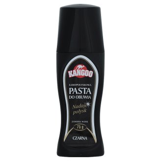 Kangoo Pasta do obuwia samopołyskowa czarna 75 g