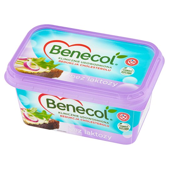 Benecol Tłuszcz do smarowania z dodatkiem stanoli roślinnych bez laktozy 400 g
