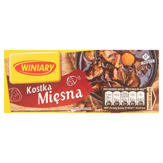Winiary Kostka mięsna 120 g (12 sztuk)
