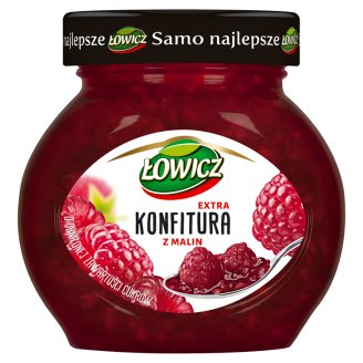 Łowicz Konfitura extra z malin niskosłodzona 240 g