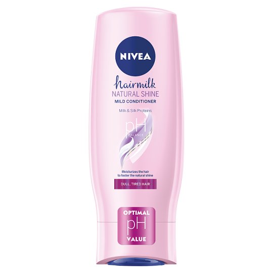 NIVEA Hairmilk Natural Shine Łagodna odżywka do włosów 200 ml