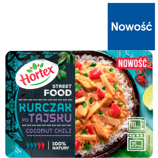 Hortex Street Food Coconut Chili Thai Style Chicken 350 g