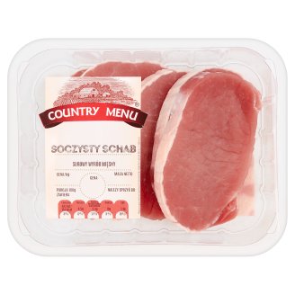 Country Menu Soczysty schab wieprzowy bez kości plastry 510 g