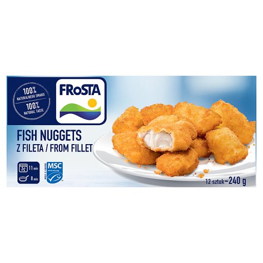 FRoSTA Fish Nuggets from Fillet 240 g (12 Pieces)