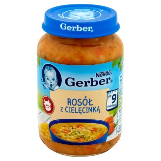 Gerber Rosół z cielęcinką po 9 miesiącu 190 g
