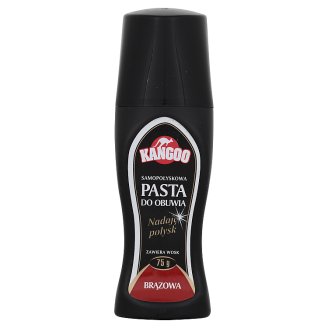 Kangoo Pasta do obuwia samopołyskowa brązowa 75 g