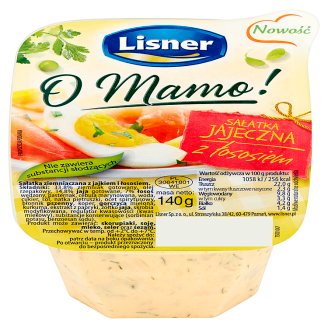 Lisner O Mamo! Sałatka jajeczna z łososiem 140 g