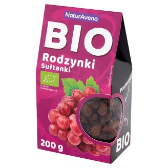 NaturAvena Ekologiczne rodzynki sułtanki 200 g