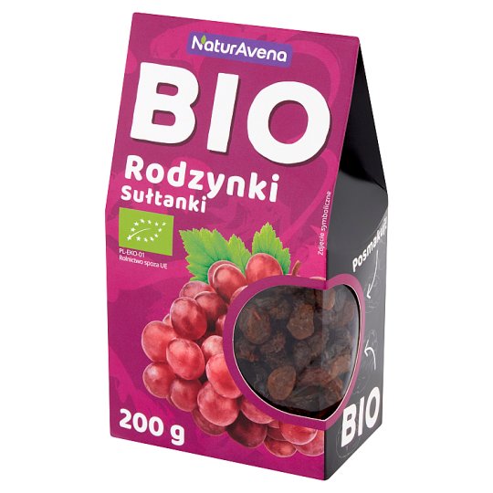 NaturAvena Ekologiczne rodzynki sułtanki 200 g
