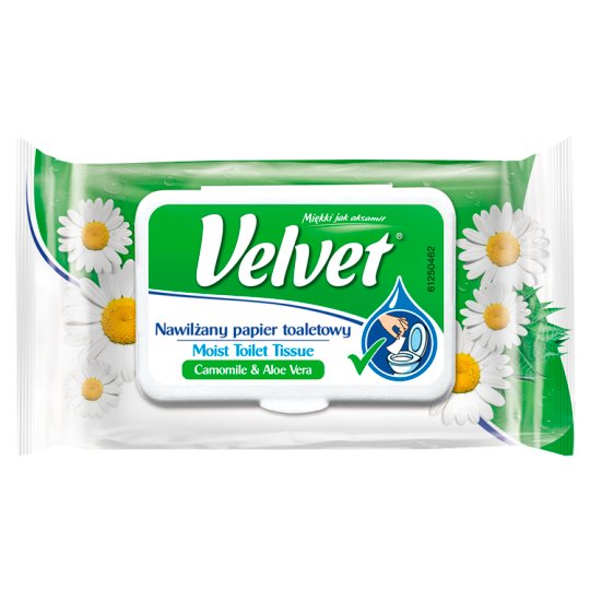 Velvet Nawilżany papier toaletowy rumianek i aloes 42 sztuki