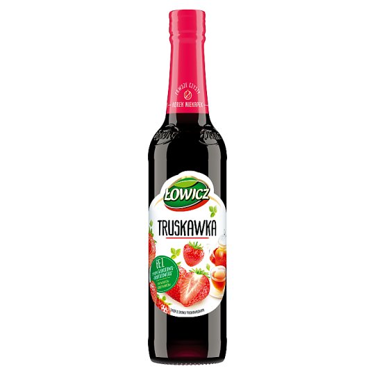 Łowicz Syrop o smaku truskawkowym 400 ml