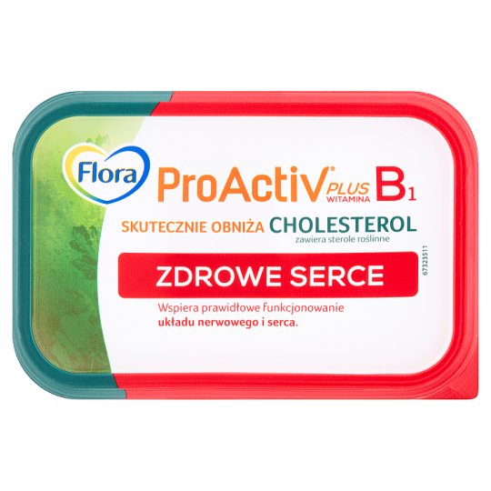 Flora ProActiv Zdrowe serce Tłuszcz roślinny do smarowania 400 g