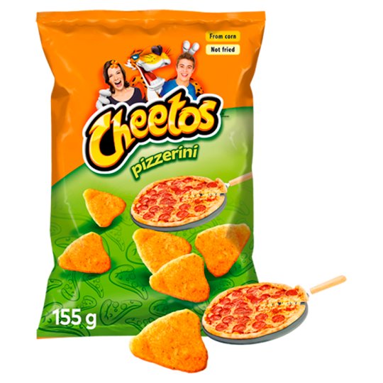 Cheetos Pizzerini Chrupki kukurydziane o smaku pizzy 155 g
