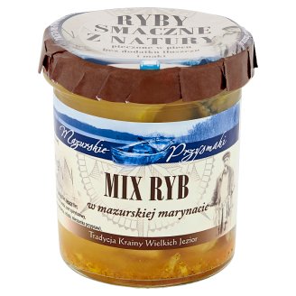 Mazurskie Przysmaki Mix ryb w mazurskiej marynacie 300 g