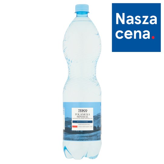 Tesco Polanicka Mineral Naturalna woda mineralna niegazowana 1,5 L