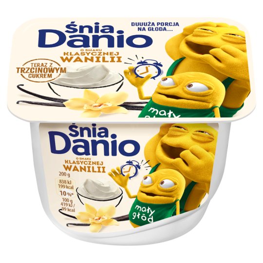 Danone ŚniaDanio Serek homogenizowany o smaku waniliowym 200 g