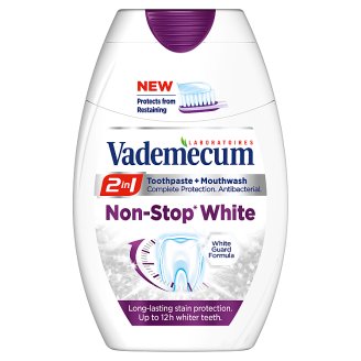 Vademecum 2w1 Non Stop White Pasta do zębów 75 ml