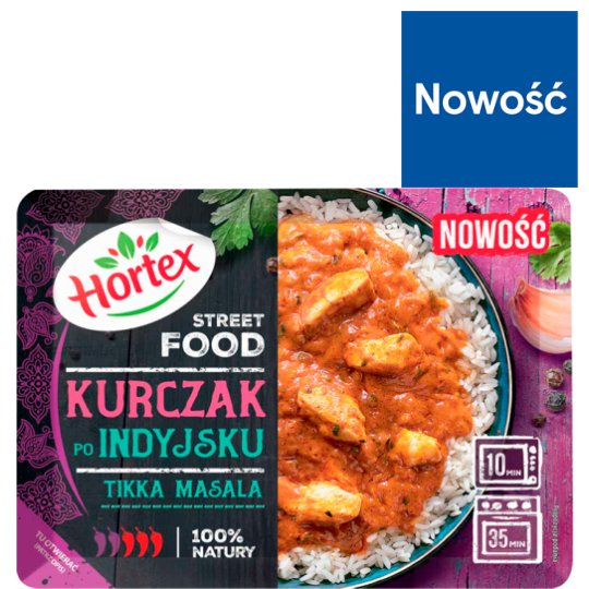 Hortex Street Food Tikka Masala Indian Style Chicken 350 g