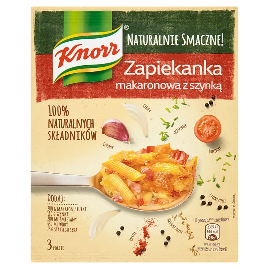 Knorr Zapiekanka makaronowa z szynką 44 g