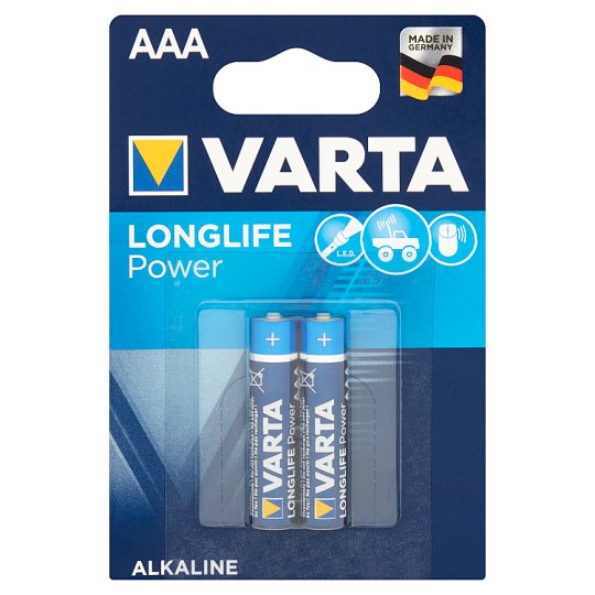 Varta Longlife Power AAA LR03 1,5 V Bateria alkaliczna 2 sztuki