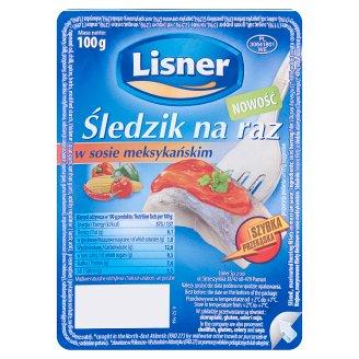 Lisner Śledzik na raz w sosie meksykańskim 100 g