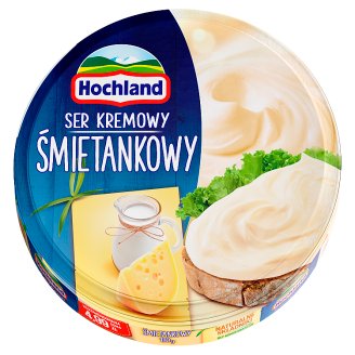 Hochland Ser kremowy w trójkącikach śmietankowy 180 g (8 sztuk)