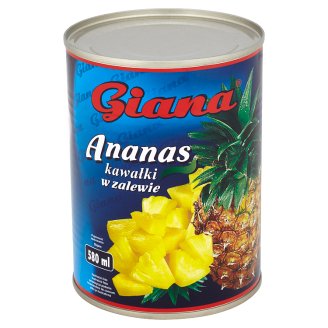 Giana Ananas kawałki w zalewie 565 g