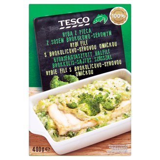 Tesco Ryba z pieca z sosem brokułowo-serowym 400 g