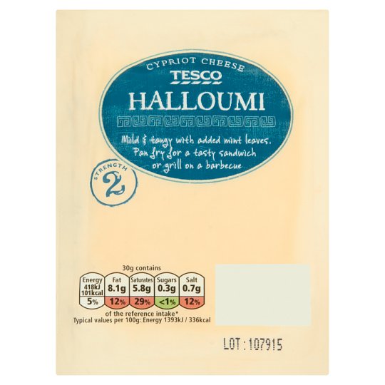 Tesco Halloumi Półtłusty ser 250 g