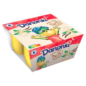 Danone Danonki wanilia Twarożek 200 g (4 sztuki)