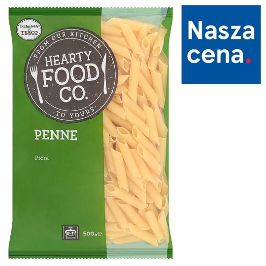 Hearty Food Co. Makaron bezjajeczny pióra 500 g
