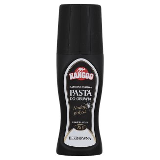Kangoo Pasta do obuwia samopołyskowa bezbarwna 75 g