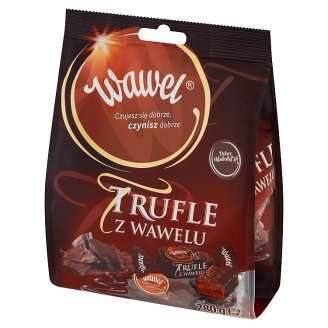 Wawel Trufle z Wawelu Cukierki o smaku rumowym w czekoladzie 280 g
